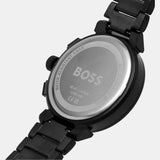  Shop Authentic Hugo Boss One Chronograph Black Dial Black Steel Strap Watch For Men - 1514001 - Luxxuri