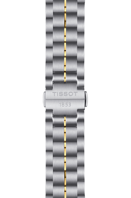  Shop Authentic Tissot Luxury Powermatic 80 Gold Dial Silver Steel Strap Watch For Men - T086.407.22.261.00 - Luxxuri