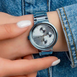  Shop Authentic Tommy Hilfiger Joy Chronograph Blue Dial Blue Steel Strap Watch For Women - 1782535 - Luxxuri