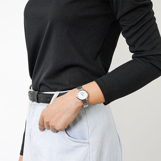  Shop Authentic Michael Kors Portia Quartz Silver Dial Silver Steel Strap Watch For Women - MK3837 - Luxxuri