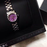  Shop Authentic Marc Jacobs Amy Purple Dial Silver Steel Strap Watch for Women - MBM3228 - Luxxuri
