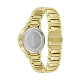  Shop Authentic Hugo Boss Signature Gold Dial Gold Steel Strap Watch for Women - 1502541 - Luxxuri