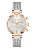  Shop Authentic Hugo Boss Flawless Silver Dial Silver Mesh Bracelet Watch for Women -1502551 - Luxxuri