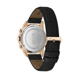  Shop Authentic Hugo Boss Skymaster Chronograph Blue Dial Black Leather Strap Watch for Men - 1513783 - Luxxuri