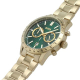  Shop Authentic Hugo Boss Allure Chronograph Green Dial Gold Steel Strap Watch for Men - 1513923 - Luxxuri