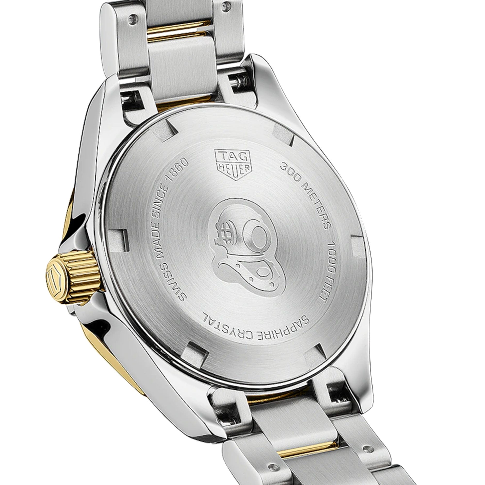Tag Heuer Aquaracer Mother of Pearl Dial Two Tone Steel Strap Watch for Men - WBD1420.BB0321