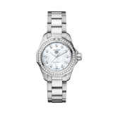  Shop Authentic Tag Heuer Aquaracer Professional 200 Quartz Diamond Mother of Pearl Dial Silver Steel Strap Watch for Women - WBP1417.BA0622 - Luxxuri