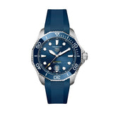  Shop Authentic Tag Heuer Aquaracer Professional 300 GMT Automatic Blue Dial Blue Rubber Strap Watch for Men - WBP2010.FT6198 - Luxxuri