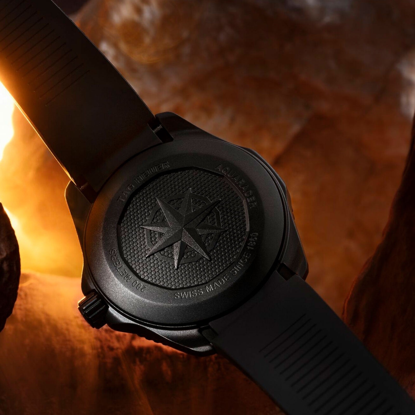  Shop Authentic Tag Heuer Aquaracer Professional 200 Automatic Black Dial Black Rubber Strap Watch for Men - WBP2151.FT6199 - Luxxuri