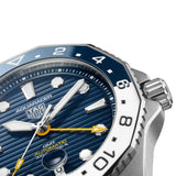  Shop Authentic Tag Heuer Aquaracer Professional 300 GMT Automatic Blue Dial Blue Rubber Strap Watch for Men - WBP2010.FT6198 - Luxxuri