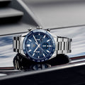  Shop Authentic Tag Heuer Carrera Chronograph Blue Dial Silver Steel Strap Watch for Men - CBN2A1A.BA0643 - Luxxuri