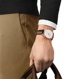  Shop Authentic Tissot T Classic Tradition Chronograph White Dial Brown Leather Strap Watch For Men - T063.617.36.037.00 - Luxxuri