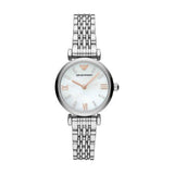  Shop Authentic Emporio Armani Donna Mother of Pearl Dial Silver Steel Strap Watch For Women - AR11204 - Luxxuri
