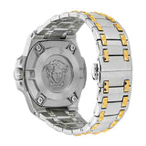  Shop Authentic Versace Chain Reaction Quartz White Dial Two Tone Steel Strap Watch for Men - VEDY00519 - Luxxuri