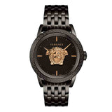  Shop Authentic Versace Palazzo Empire Black Dial Black Steel Strap Watch for Men - VERD00518 - Luxxuri
