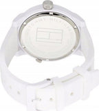  Shop Authentic Tommy Hilfiger Denim White Dial White Rubber Strap Watch for Men - 1791324 - Luxxuri