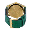  Shop Authentic Gucci G Timeless Quartz Green Dial Green Leather Strap Watch For Women - YA1264099 - Luxxuri