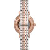  Shop Authentic Emporio Armani Meccanico Automatic Mother of Pearl Dial Two Tone Steel Strap Watch For Women - AR60049 - Luxxuri