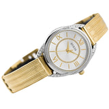  Shop Authentic Guess Whisper Silver Dial Gold Mesh Bracelet Watch for Women - W1084L2 - Luxxuri