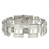  Shop Authentic Guess Mod Heavy Metal Diamonds Silver Dial Silver Steel Strap Watch for Women - W95088L1 - Luxxuri
