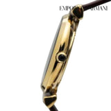  Shop Authentic Emporio Armani Gianni T Bar Burgundy Dial Burgundy Leather Strap Watch For Women - AR1757 - Luxxuri