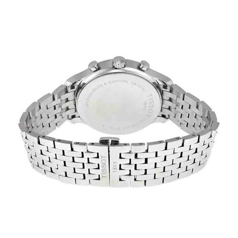  Shop Authentic Tissot T Classic Tradition Chronograph Black Dial Silver Steel Strap Watch For Men - T063.617.11.057.00 - Luxxuri