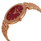  Shop Authentic Michael Kors Darci Red DIal Rose Gold Stainless Steel Strap Watch for Women - MK3378 - Luxxuri