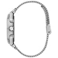 Guess Continental Quartz Black Dial Silver Mesh Strap Watch For Men - GW0582G1
