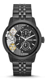  Shop Authentic Fossil Townsman Mechanical Black Dial Black Steel Strap Watch for Men -  ME1136 - Luxxuri