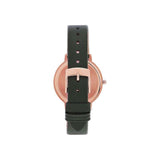  Shop Authentic Emporio Armani Mother of Pearl Dial Green Leather Strap Watch For Women - AR11150 - Luxxuri