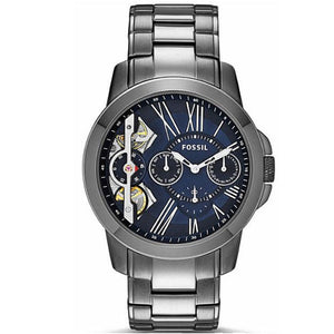  Shop Authentic Fossil Grant Twist Multifunction Blue Dial Grey Steel Strap Watch for Men - ME1146 - Luxxuri