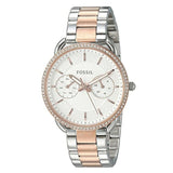  Shop Authentic Fossil Tailor White Dial Two Tone Steel Strap Watch for Women - ES4396 - Luxxuri