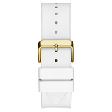  Shop Authentic Guess Phoenix Multifunction Gold Dial White Leather Strap Watch for Men - GW0202G6 - Luxxuri
