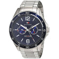  Shop Authentic Tommy Hilfiger Erik Chronograph Blue Dial Silver Steel Strap Watch for Men - 1791366 - Luxxuri
