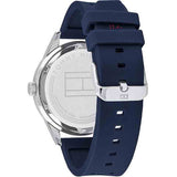  Shop Authentic Tommy Hilfiger Austin Quartz Blue Dial Blue Rubber Strap Watch for Men - 1791635 - Luxxuri
