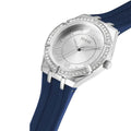  Shop Authentic Guess Cosmo Diamonds Silver Dial Blue Rubber Strap Watch for Women - GW0034L5 - Luxxuri