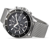  Shop Authentic Hugo Boss Ocean Edition Black Dial Silver Mesh Bracelet Watch for Men - 1513701 - Luxxuri