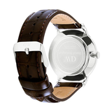  Shop Authentic Daniel Wellington Dapper York Quartz White Dial Dark Brown Leather Strap Watch For Women - DW00100097 - Luxxuri