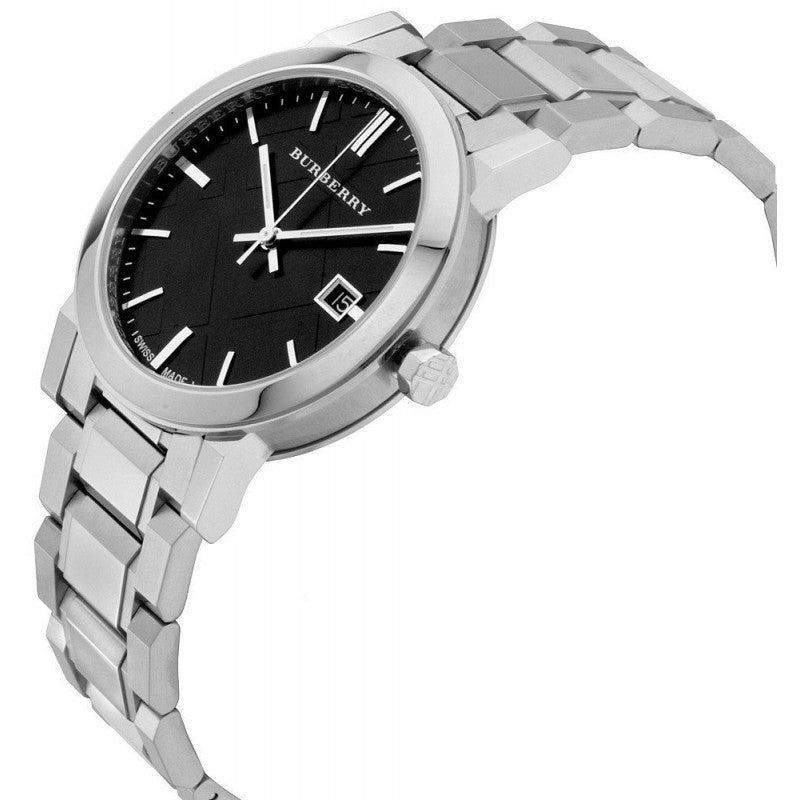  Shop Authentic Burberry The City Black Dial Silver Stainless Steel Strap Watch for Women - BU9001 - Luxxuri