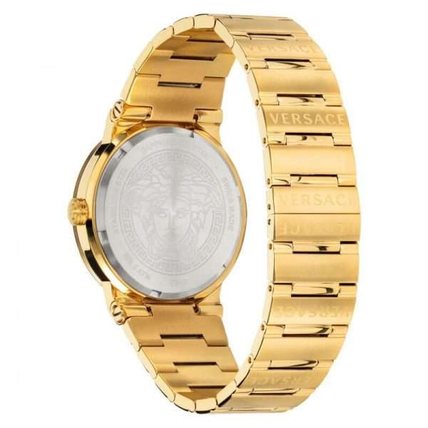  Shop Authentic Versace Greca Black Dial Gold Steel Strap Watch for Women - VEVH00820 - Luxxuri