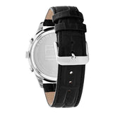 Shop Authentic Tommy Hilfiger Weston Chronograph Black Dial Black Leather Strap Watch For Men - 1710502 - Luxxuri