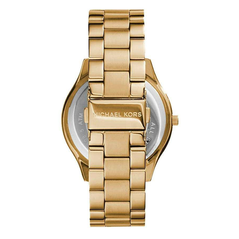  Shop Authentic Michael Kors Channing Quartz Gold Dial Gold Steel Strap Watch For Women - MK6623 - Luxxuri