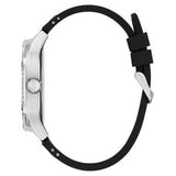  Shop Authentic Guess Duchess Crystals Silver Dial Black Silicon Strap Watch For Women - GW0619L1 - Luxxuri