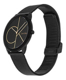 Shop Authentic Calvin Klein Minimal Black Dial Black Mesh Bracelet Watch for Men - K3M214X1 - Luxxuri