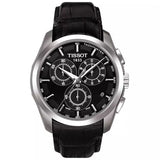  Shop Authentic Tissot T Classic Couturier Chronograph Black Dial Black Leather Strap Watch For Men - T035.617.16.051.00 - Luxxuri