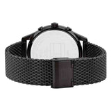  Shop Authentic Tommy Hilfiger Weston Chronograph Black Dial Black Mesh Bracelet Watch For Men - 1710505 - Luxxuri