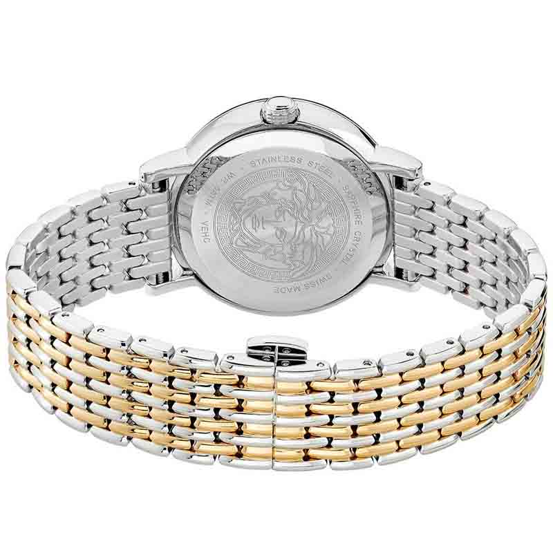  Shop Authentic Versace Virtus Quartz White Dial Two Tone Steel Strap Watch for Women - VEHC00719 - Luxxuri