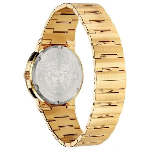  Shop Authentic Versace Greca Silver Dial Gold Steel Strap Watch for Men - VEVI00520 - Luxxuri