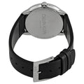  Shop Authentic Calvin Klein Minimal Black Dial Black Leather Strap Watch for Men - K3M221CS - Luxxuri