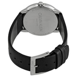  Shop Authentic Calvin Klein Minimal Black Dial Black Leather Strap Watch for Men - K3M211C3 - Luxxuri